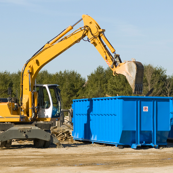 what size residential dumpster rentals are available in Mendon OH